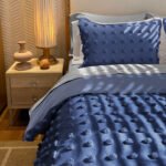 Cover de Duvet Pampa Pepas Azul Petroleo