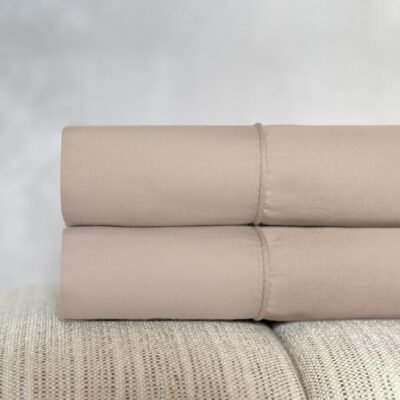 Set Fundas X 2 100% Algodón 300 Hilos Beige - Imagen 2