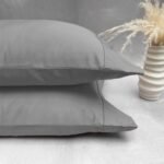 Set Fundas X 2 100% Algodón 300 Hilos Gris