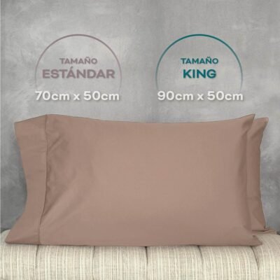 Set Fundas X 2 100%Alg 300 Hilos Perla - Imagen 2