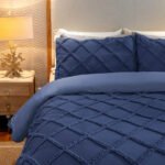 Cover de Duvet Pampa Rombos Azul Petroleo