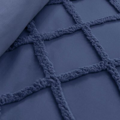 Cover de Duvet Pampa Rombos Azul Petroleo - Imagen 4
