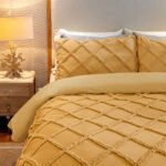 Cover de Duvet Pampa Rombos Mostaza