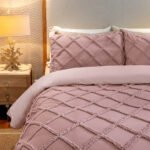 Cover de Duvet Pampa Rombos Palo de Rosa