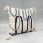 Cojín Cusco Líneas Azul 48x48