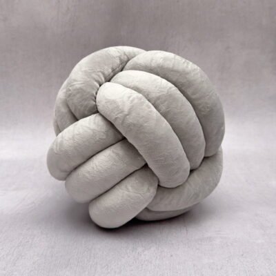 Cojín Esfera Liso Gris