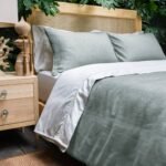 Duvet Etérea Lino Verde Aqua