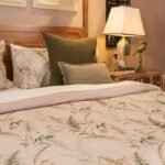 Duvet Lona Flora Serena Verde Oliva